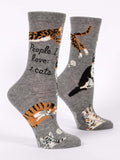 Women's Crew Socks - People I Love Cats