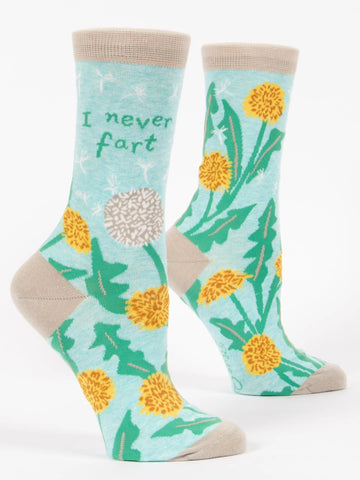 Women's Crew Socks - I Never Fart