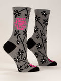 Women's Crew Socks - Say it To Your Face