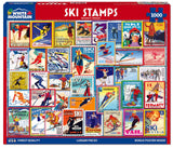 Ski Stamps Jigsaw Puzzle