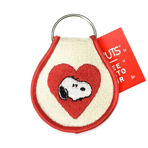 Patch Keychain - Snoopy Heart