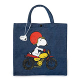 Snoopy Motorcycle Tote Bag