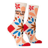 Women's Crew Socks - Aunts are the Shit