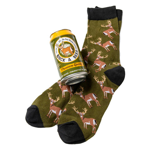 Beer Can Socks - Buck a Beer