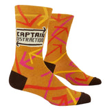 Men's Crew Socks - Captain Distraction