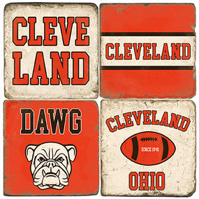 Cleveland Football Coasters