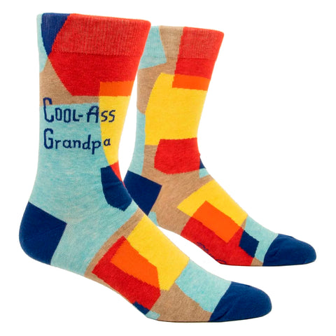 Men's Crew Socks - Cool Ass Grandpa