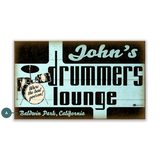 Drummer's Lounge Custom Sign