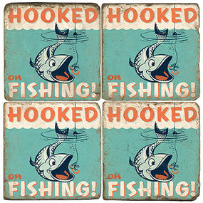 Hooked on Fishing Coasters