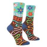 Women's Crew Socks - I Dig Dirt