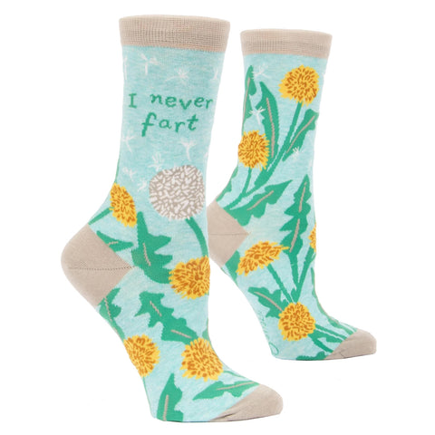 Women's Crew Socks - I Never Fart