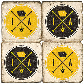 Iowa Arrow Coasters