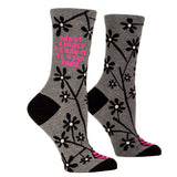 Women's Crew Socks - Say it To Your Face