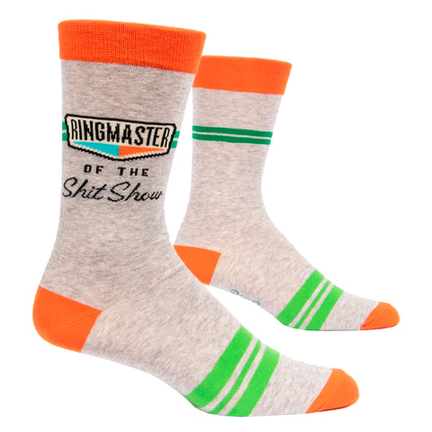 Men's Crew Socks - Ringmaster Shitshow