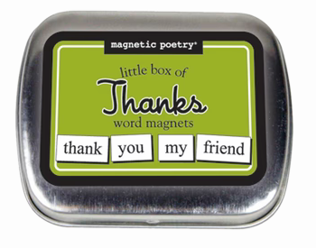 Mini Magnet Words - Thanks