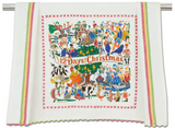 Twelve Days of Christmas Dish Towel