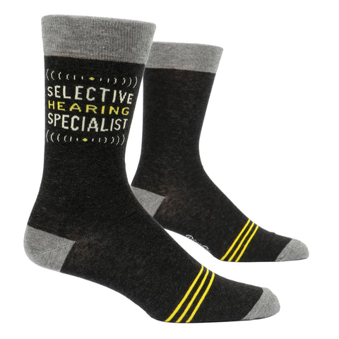 Men's Crew Socks - Selective Hearing