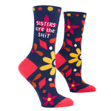 Women's Crew Socks - Sisters are the Shit