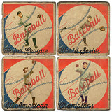 Vintage Baseball Coasters