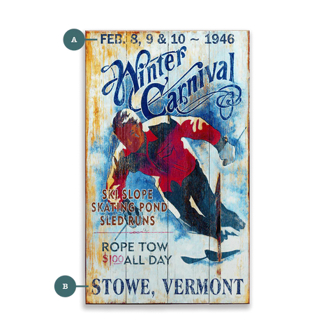 Winter Carnival Custom Sign