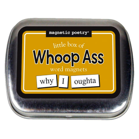 Mini Magnet Words - Whoop Ass