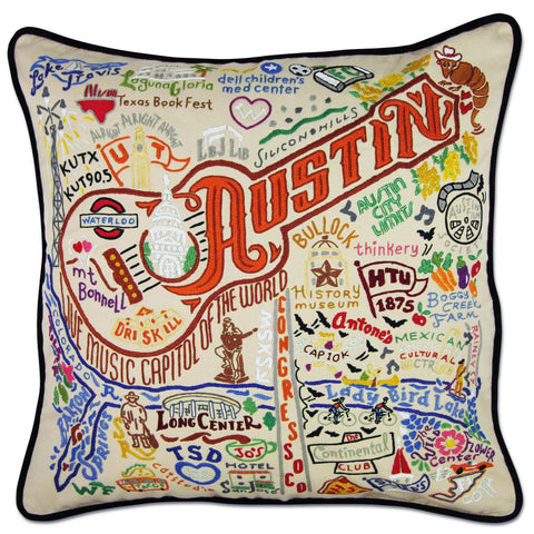 Austin Hand-Embroidered Pillow