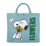 Snoopy Flowers Tote Bag