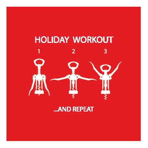 Holiday Workout Cocktail Napkins