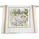 State of Oregon Dish Towel