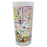 State of Texas Frosted Glass Tumbler