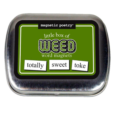 Mini Magnet Words - Weed