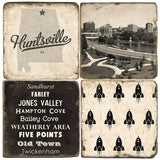 Huntsville B&W Drink Coasters